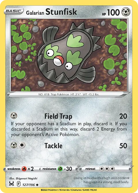 Galarian Stunfisk, Lost Origin 127/196