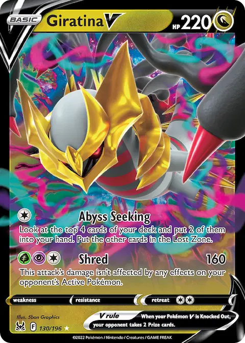 Giratina V, Lost Origin 130/196