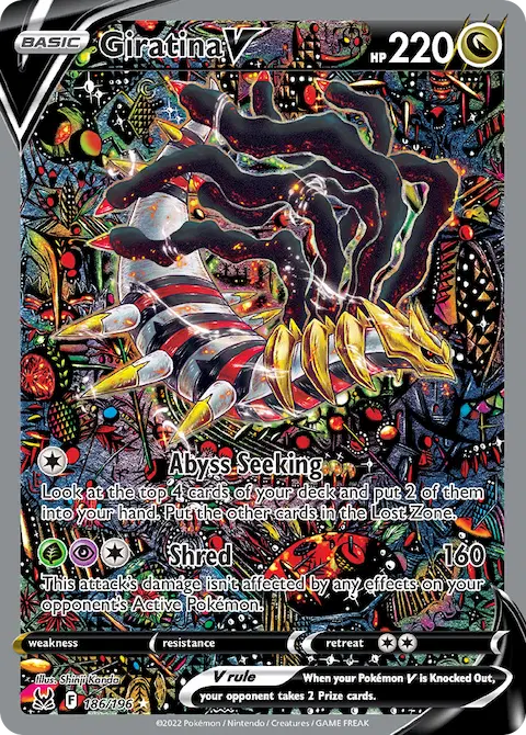 Giratina V, Lost Origin 186/196