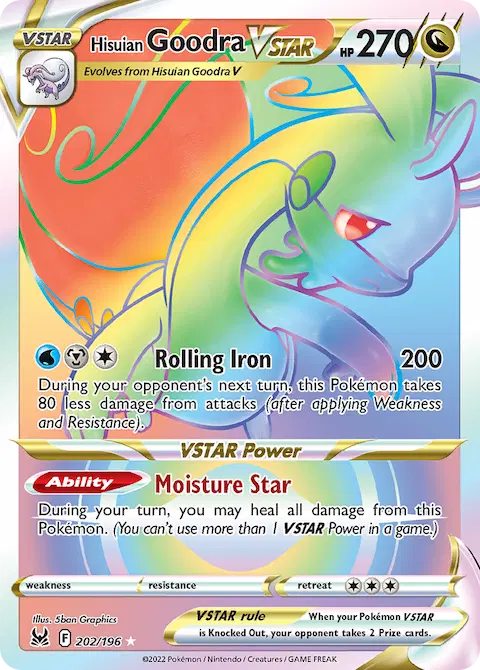 Hisuian Goodra VSTAR, Lost Origin 202/196