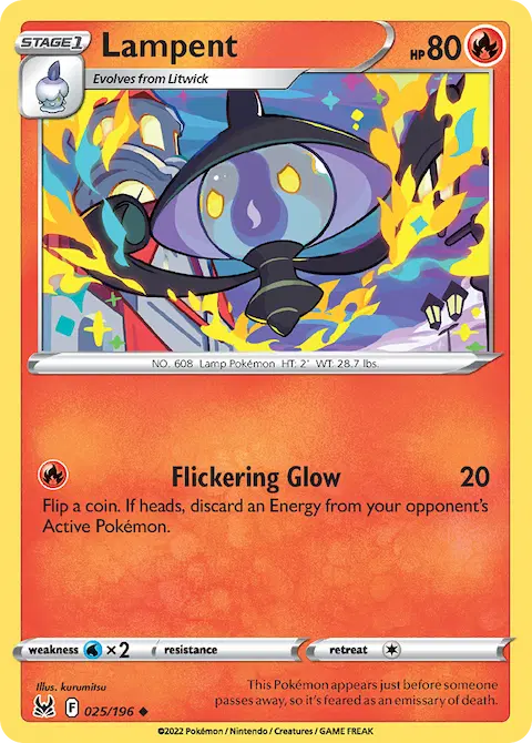 Lampent, Lost Origin 025/196