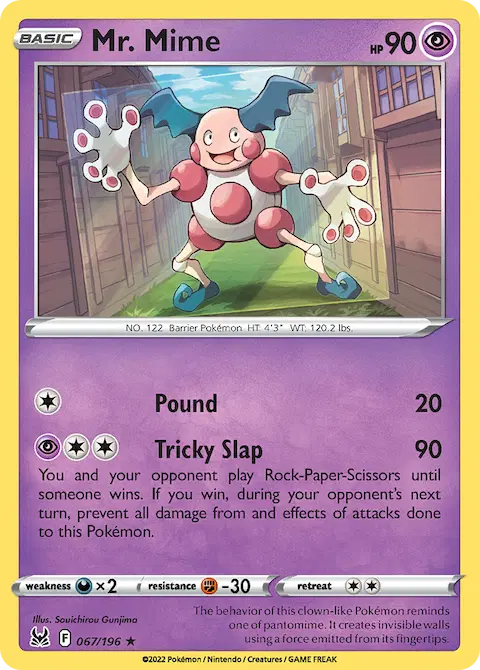 Mr. Mime, Lost Origin 067/196