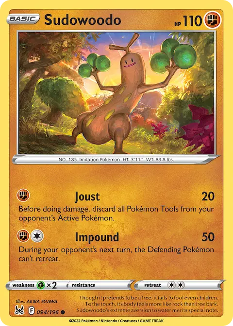 Sudowoodo, Lost Origin 094/196