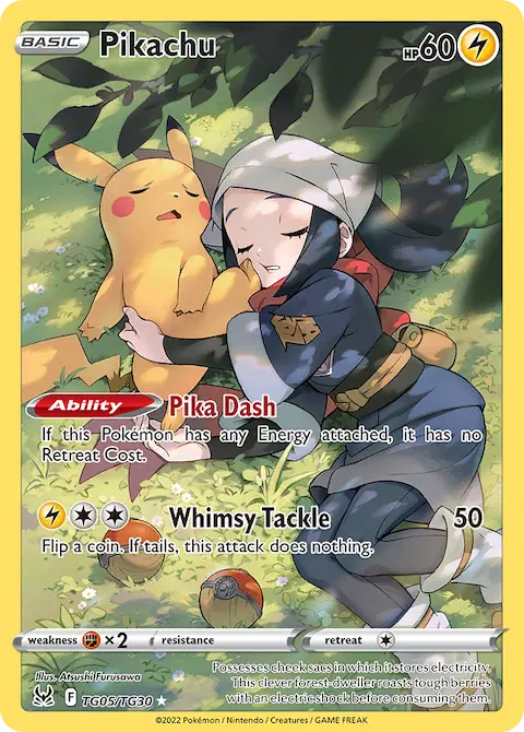 Pikachu, Lost Origin Trainer Gallery TG05