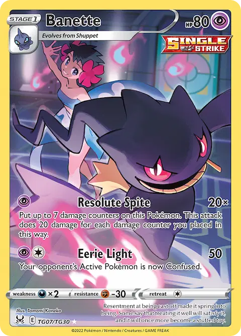 Banette, Lost Origin Trainer Gallery TG07