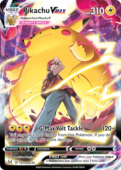Pikachu VMAX, Lost Origin Trainer Gallery TG17