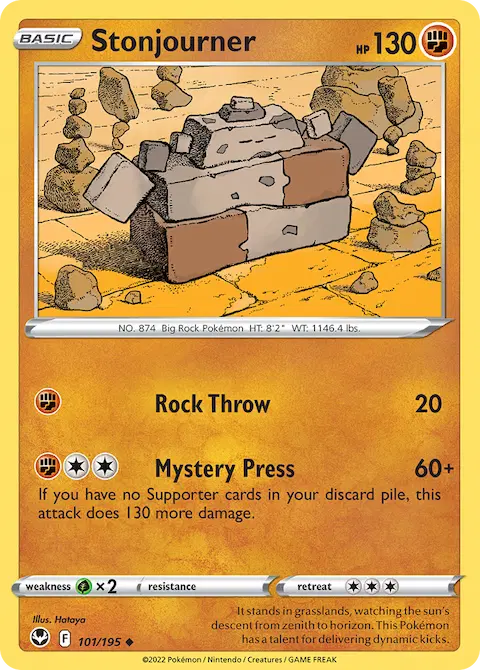 Stonjourner, Silver Tempest 101/195