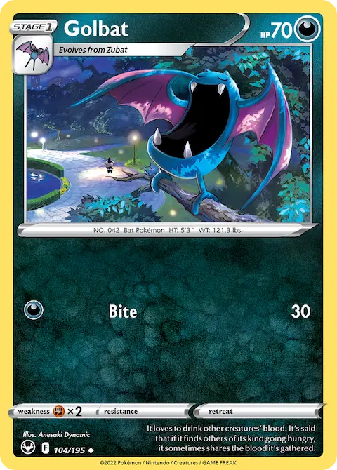 Golbat, Silver Tempest 104/195