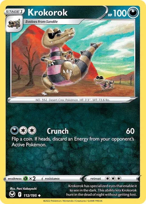 Krokorok, Silver Tempest 112/195