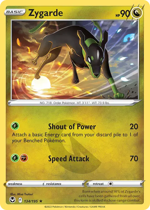 Zygarde, Silver Tempest 134/195
