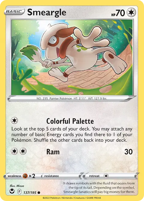 Smeargle, Silver Tempest 137/195