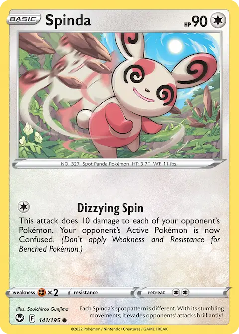 Spinda, Silver Tempest 141/195