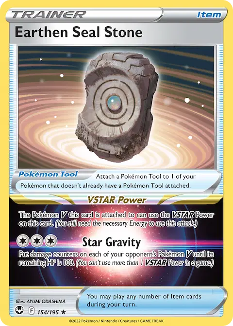 Earthen Seal Stone, Silver Tempest 154/195