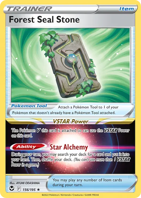 Forest Seal Stone, Silver Tempest 156/195