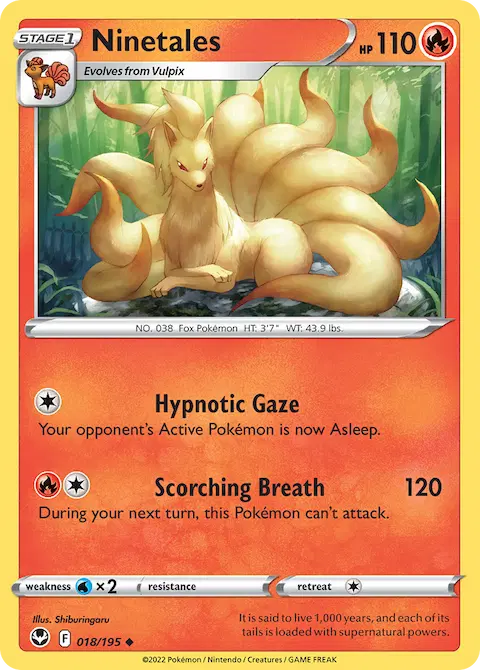 Ninetales, Silver Tempest 018/195