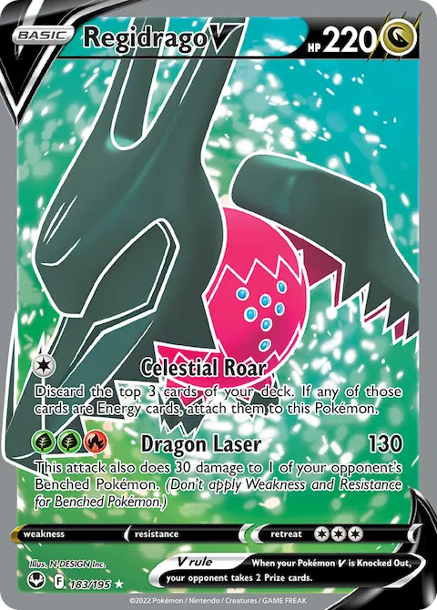 Regidrago V, Silver Tempest 183/195