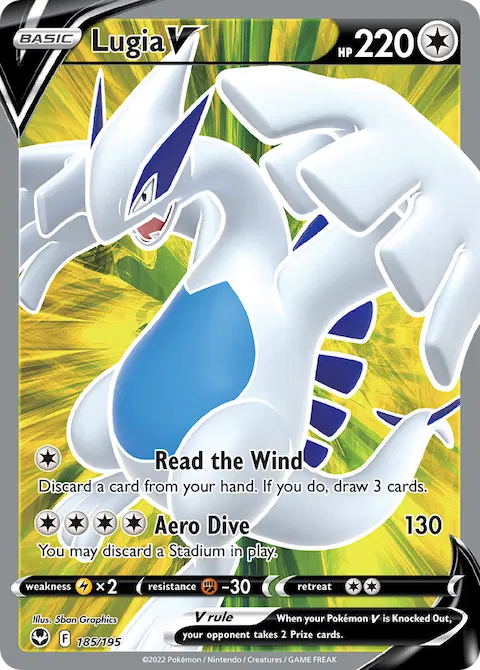 Lugia V, Silver Tempest 185/195