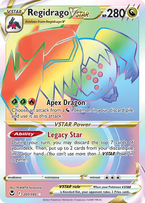 Regidrago VSTAR, Silver Tempest 201/195