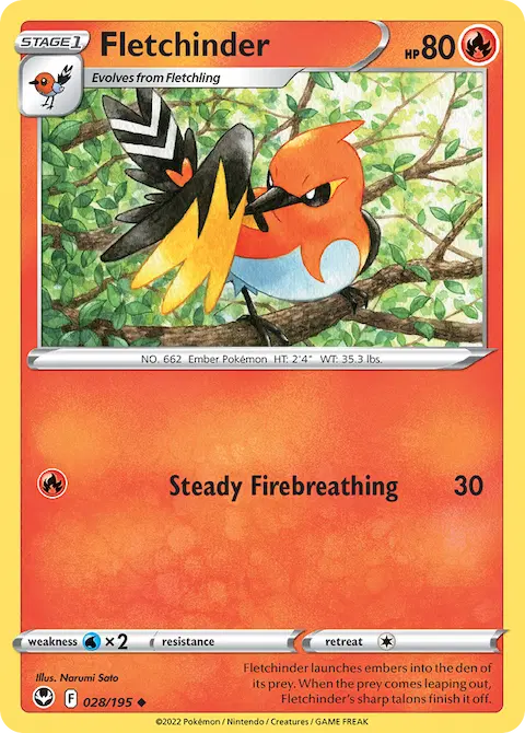 Fletchinder, Silver Tempest 028/195