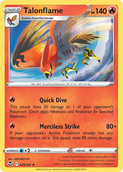Talonflame, Silver Tempest 029/195