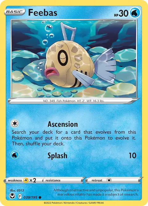 Feebas, Silver Tempest 039/195