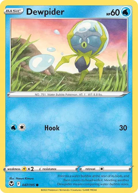 Dewpider, Silver Tempest 047/195