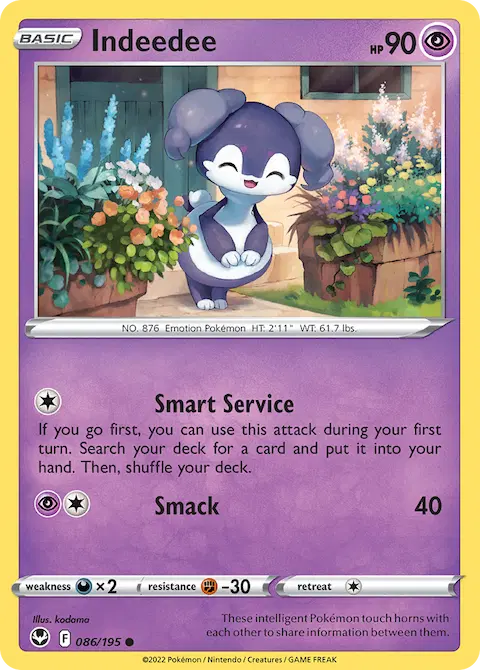 Indeedee, Silver Tempest 086/195