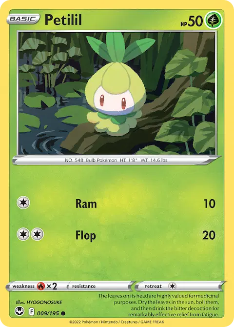Petilil, Silver Tempest 009/195