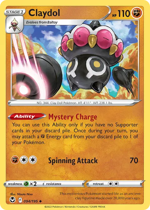 Claydol, Silver Tempest 094/195