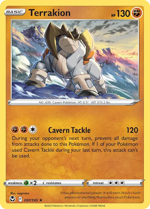 Terrakion, Silver Tempest 097/195