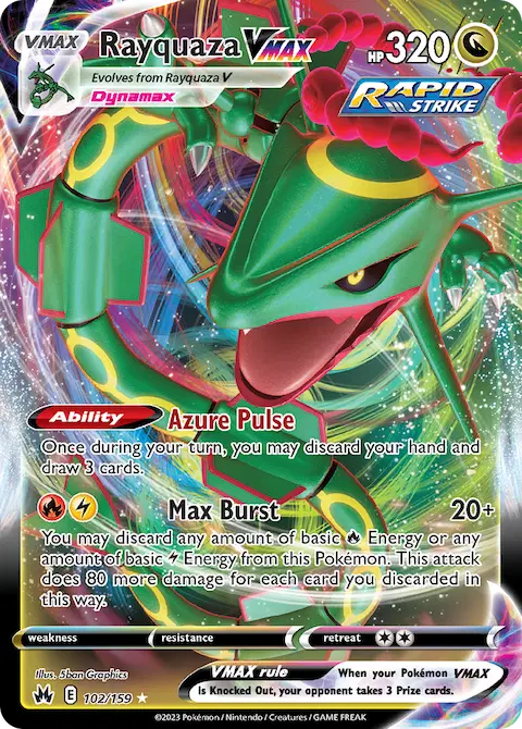 Rayquaza VMAX, Crown Zenith 102/159