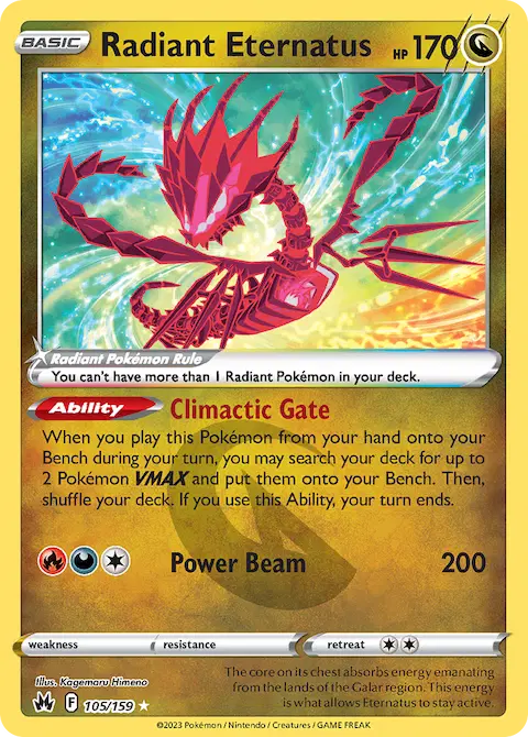 Radiant Eternatus, Crown Zenith 105/159