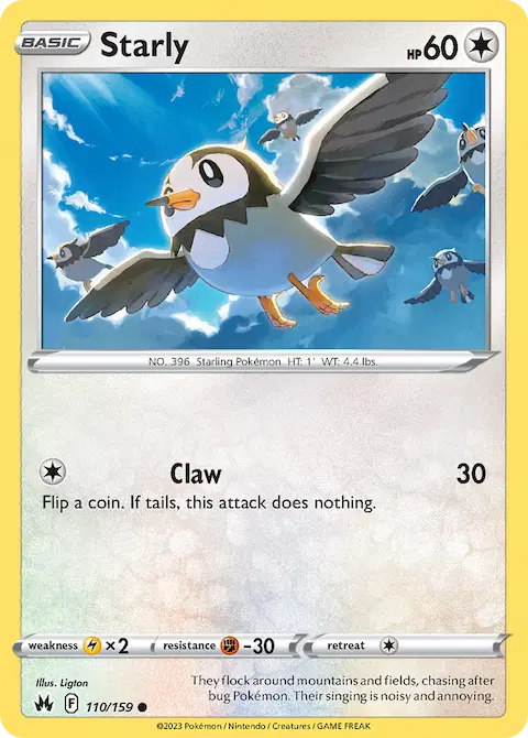 Starly, Crown Zenith 110/159