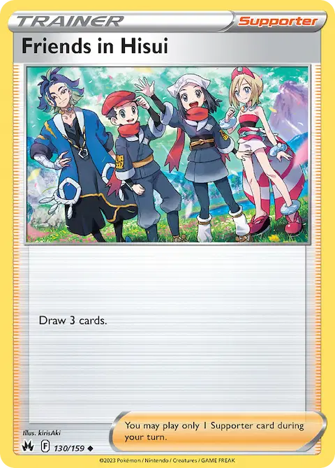 Friends in Hisui, Crown Zenith 130/159