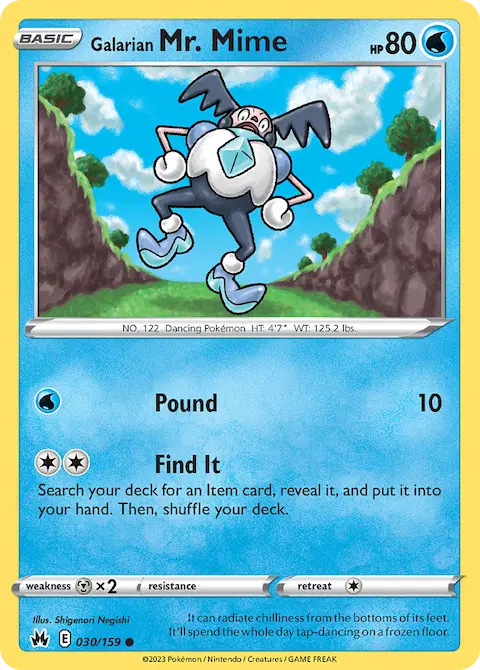 Galarian Mr. Mime, Crown Zenith 030/159