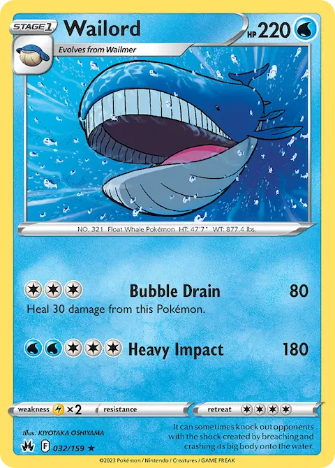 Wailord, Crown Zenith 032/159