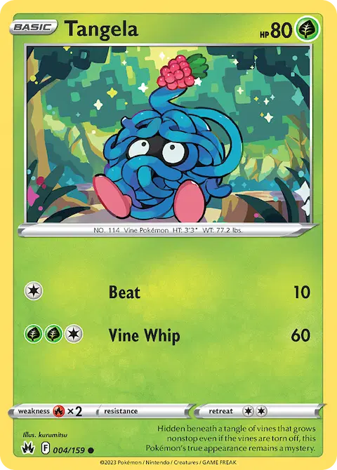 Tangela, Crown Zenith 004/159