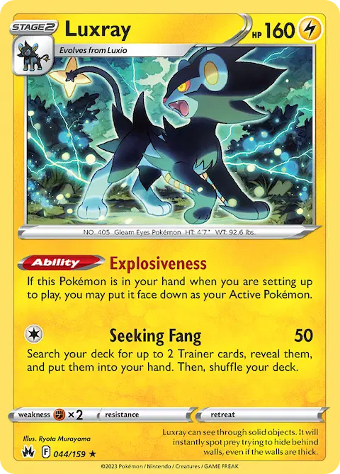 Luxray, Crown Zenith 044/159
