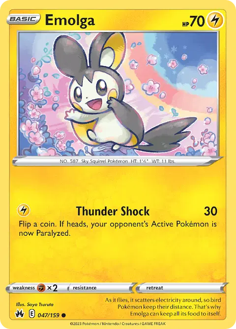 Emolga, Crown Zenith 047/159