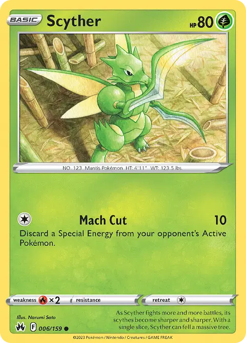 Scyther, Crown Zenith 006/159