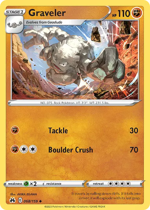 Graveler, Crown Zenith 068/159