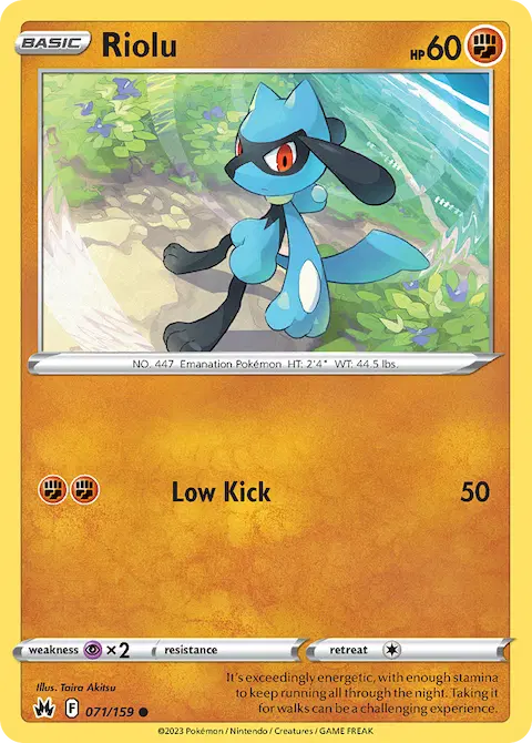 Riolu, Crown Zenith 071/159