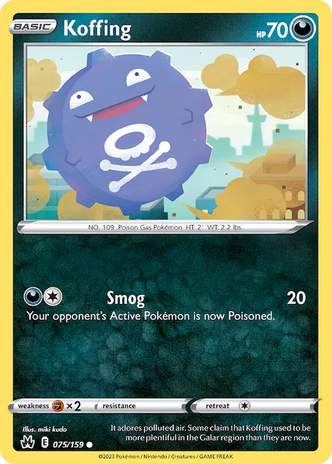 Koffing, Crown Zenith 075/159