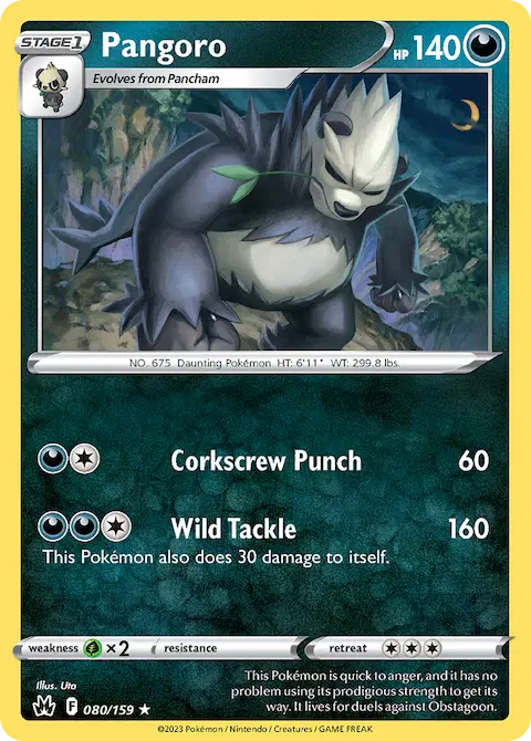 Pangoro, Crown Zenith 080/159