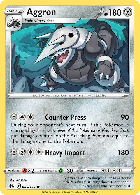Aggron, Crown Zenith 089/159