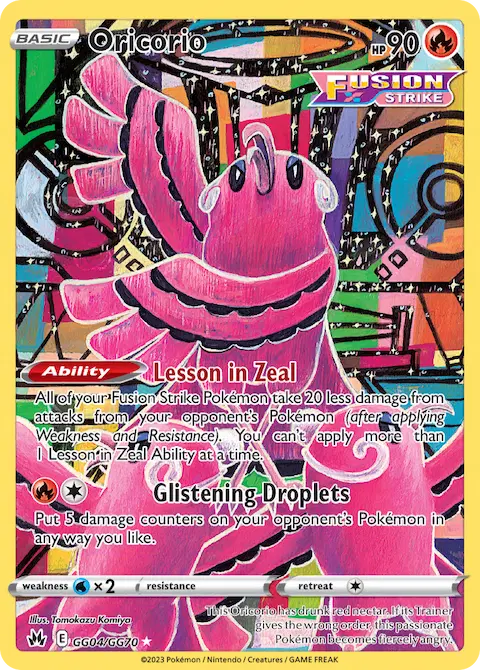 Oricorio, Crown Zenith Galarian Gallery GG04