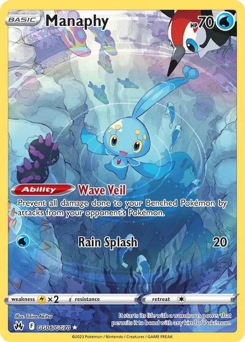 Manaphy, Crown Zenith Galarian Gallery GG06