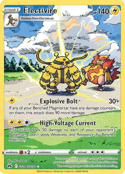 Electivire, Crown Zenith Galarian Gallery GG08