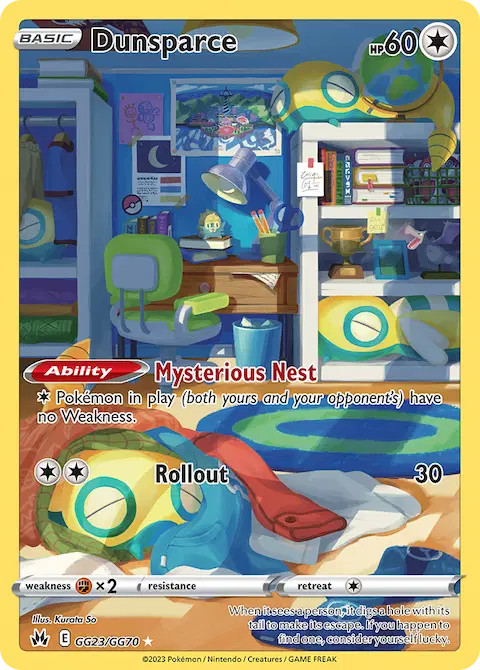 Dunsparce, Crown Zenith Galarian Gallery GG23