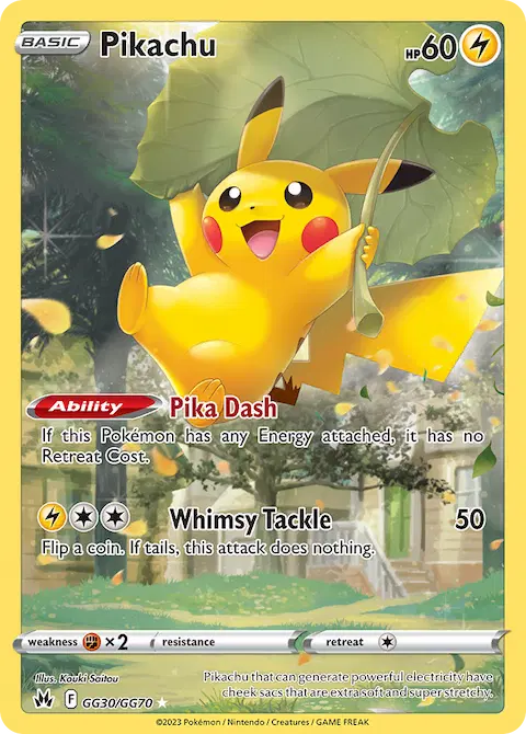 Pikachu, Crown Zenith Galarian Gallery GG30